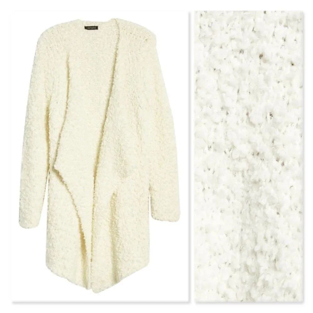 1.State Drape Front Poodle Cardigan sz Small - Picture 3 of 11